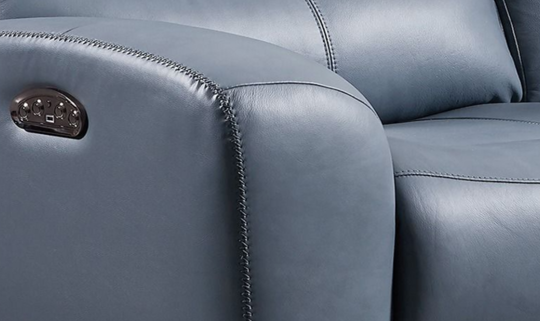 Bel Air Power Reclining Loveseat by Leather Italia USA