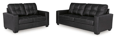 Barlin Mills Carbon Sofa and Loveseat Set