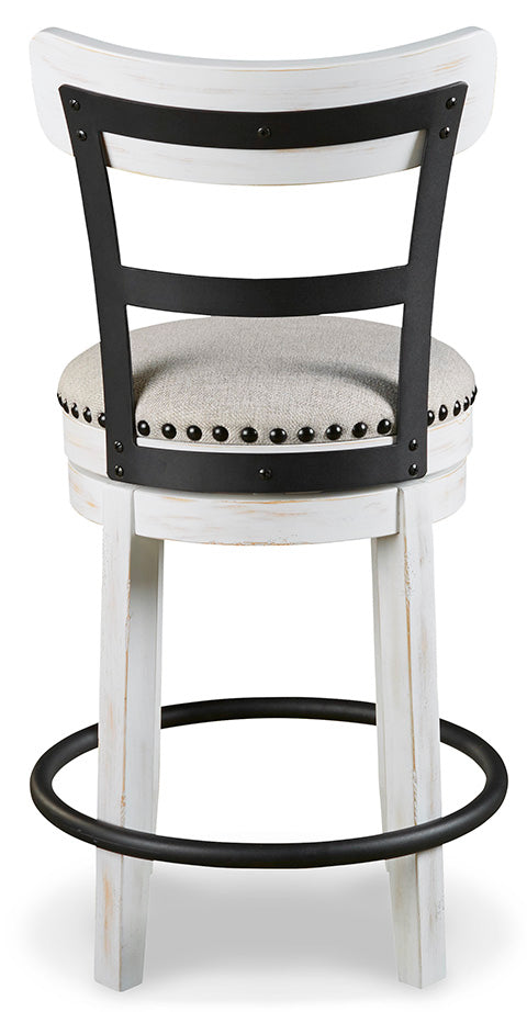 Valebeck Bar Stool with Back Support