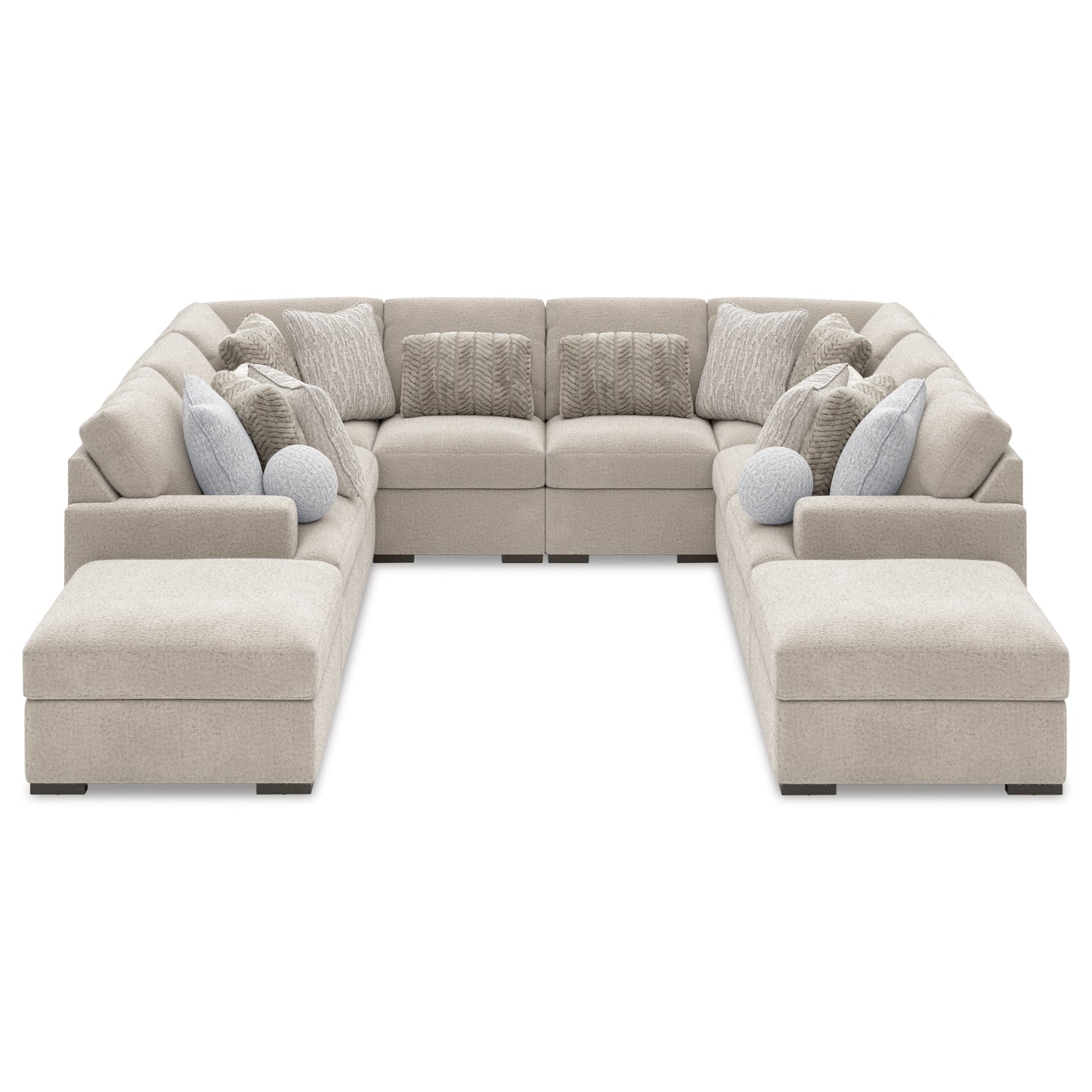Cuddle Plush Artic 8-Piece Sectional