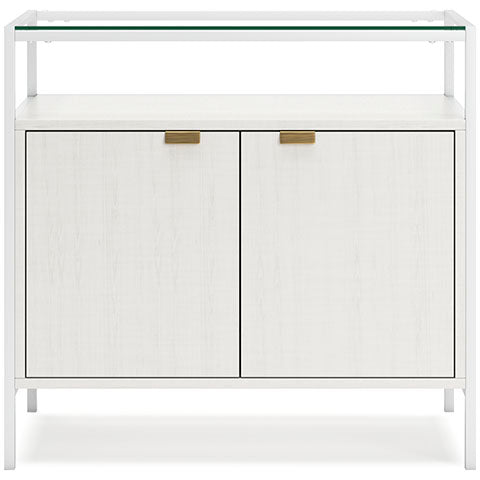 Deznee White Small Bookcase