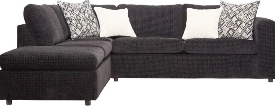 Ultimate Ebony 2-pc Sectional and Chaise