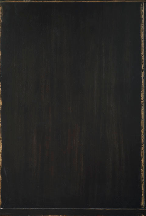 Fair Ridge Distressed Black Accent Cabinet