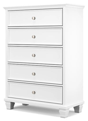 Fortman Pure White Chest of Drawers