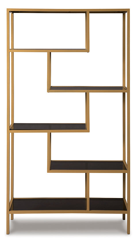 Frankwell Gold Finish Bookcase