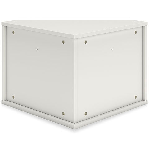 Grannen White Home Office Corner Bookcase