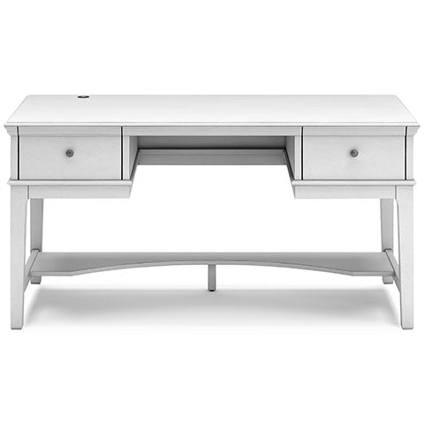 Kanwyn White Home Office Storage Leg Desk