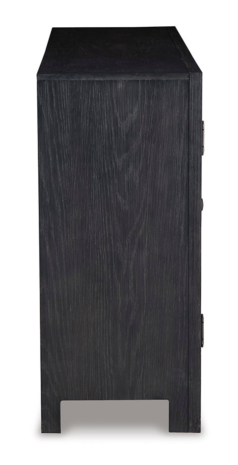 Lenston Black Accent Cabinet