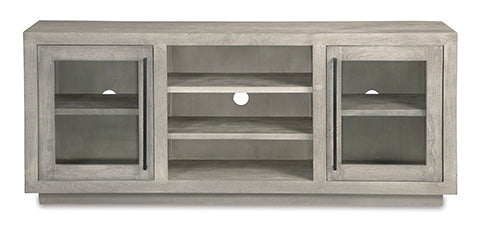 Lockthorne Warm Gray Accent Cabinet