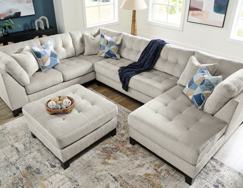 Maxon Place Stone Oversized Accent Ottoman