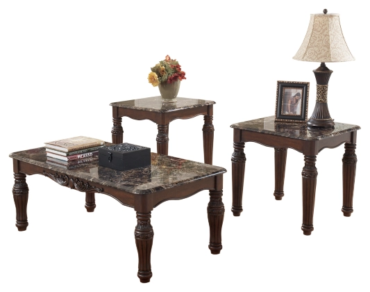 North Shore Dark Brown Coffee and End Tables