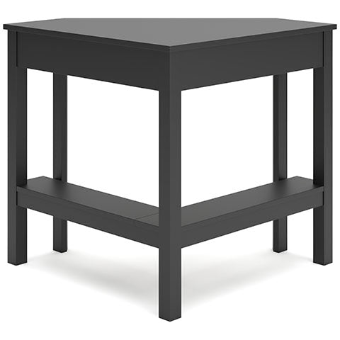 Otaska Black Home Office Corner Desk