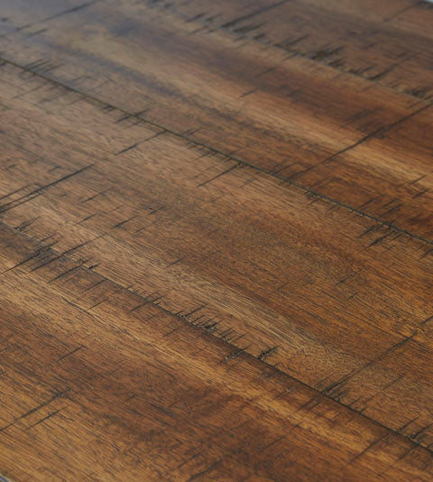 Torjin Brown Counter Height Dining Table and 2 Barstools Set