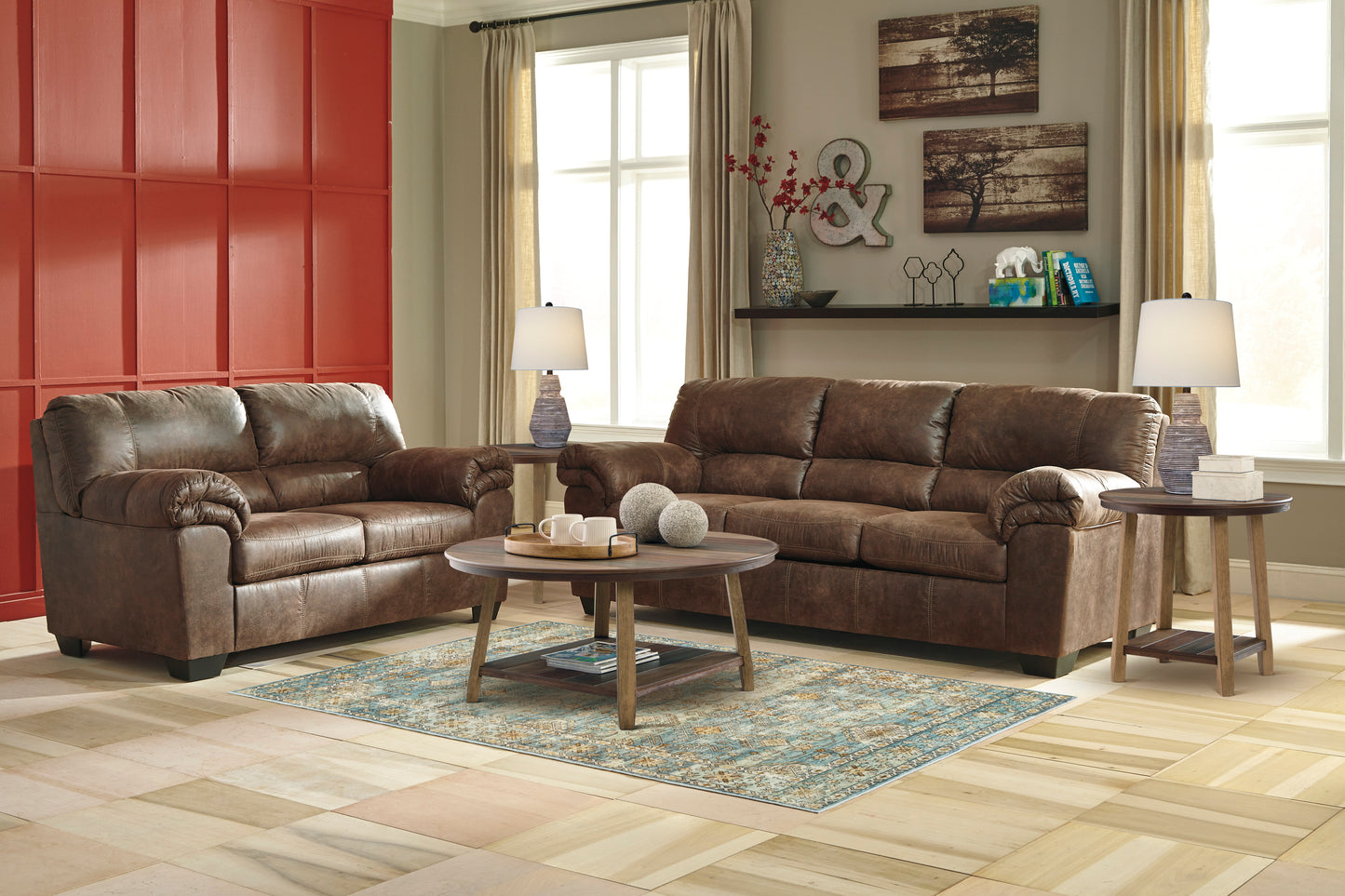 Bladen Coffee Loveseat