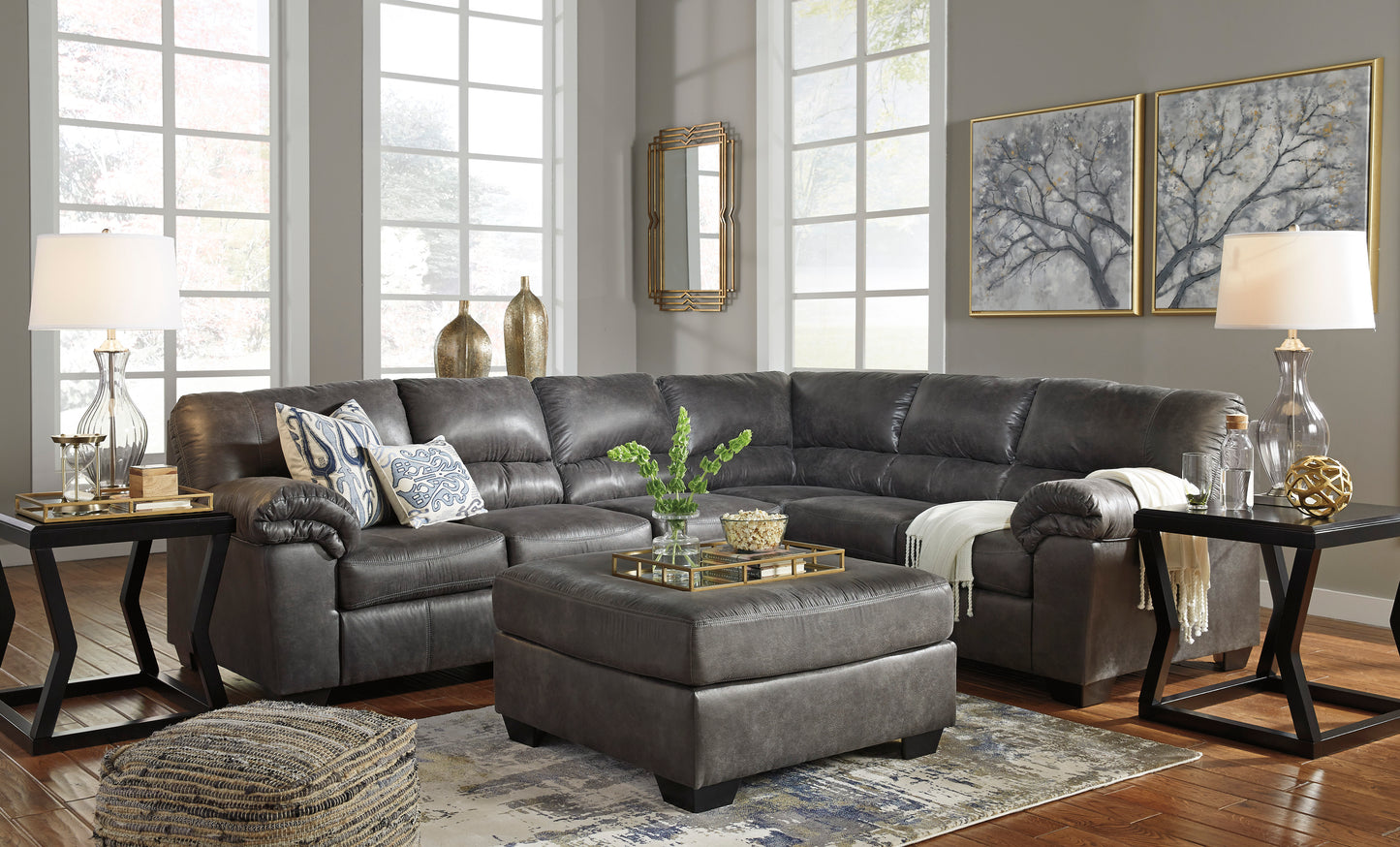 Bladen Slate Three Piece Sectional