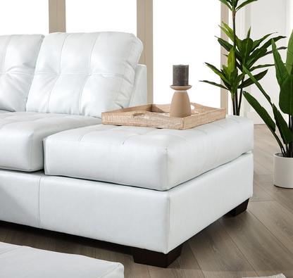 16900 Trotter White 2pc Sectional