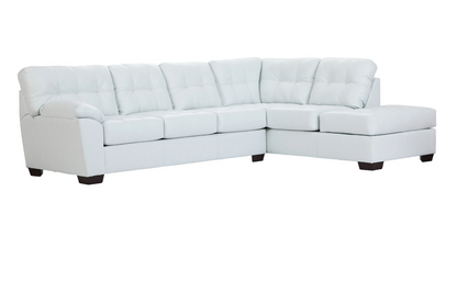16900 Trotter White 2pc Sectional