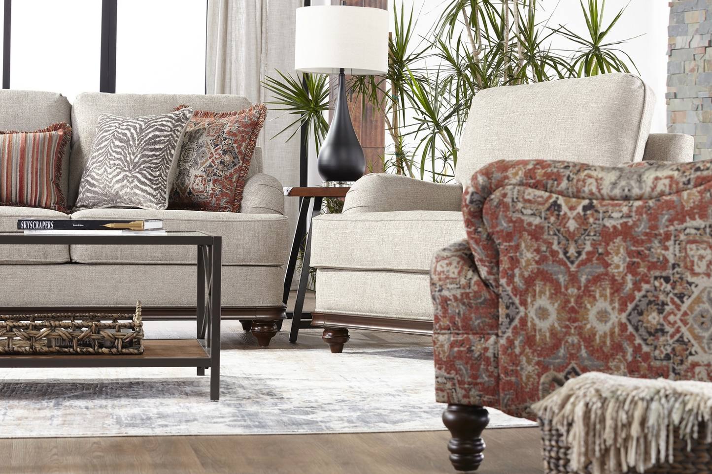 17200 Jazzy Heather Sofa