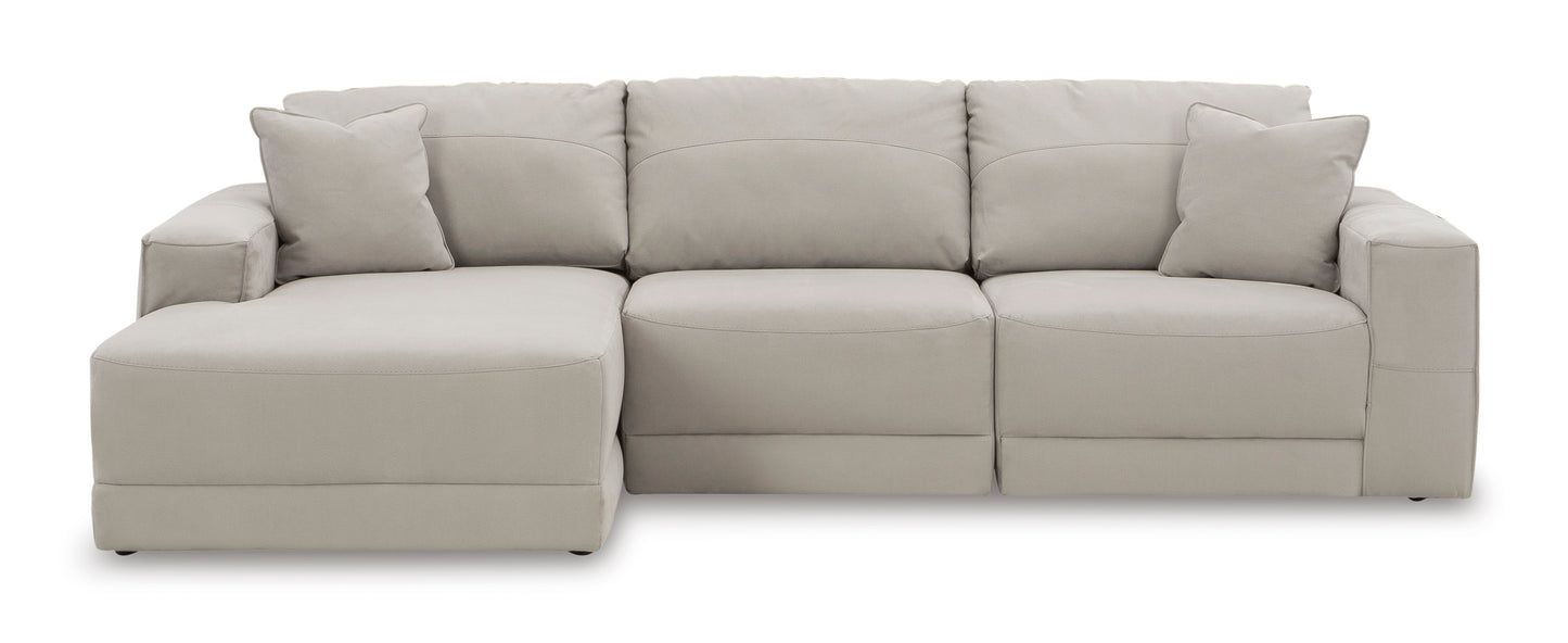 Next-Gen Gaucho Three-Piece Sectional Sofa with Chaise