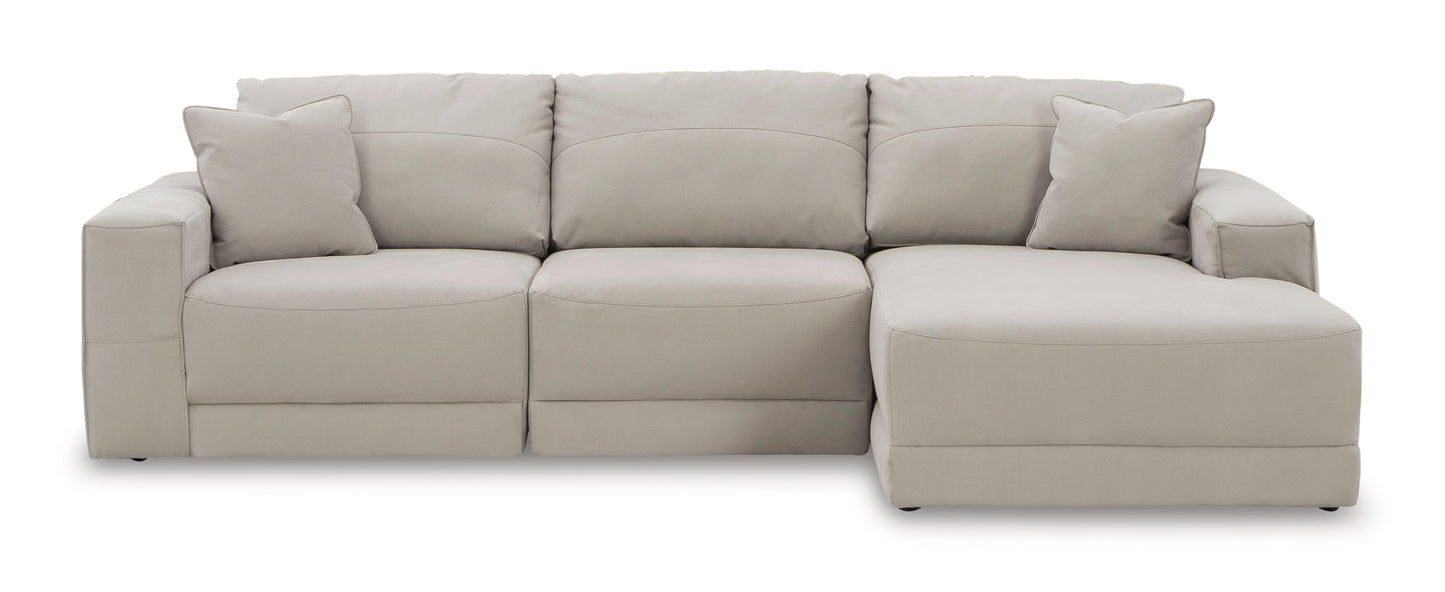 Next-Gen Gaucho Three-Piece Sectional Sofa with Chaise