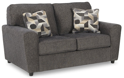 Cascilla Slate Grey Sofa and Loveseat Set