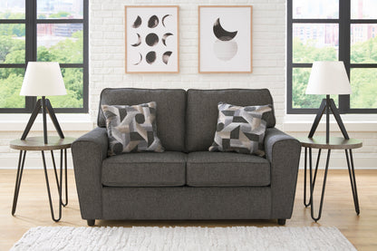 Cascilla Slate Grey Sofa and Loveseat Set