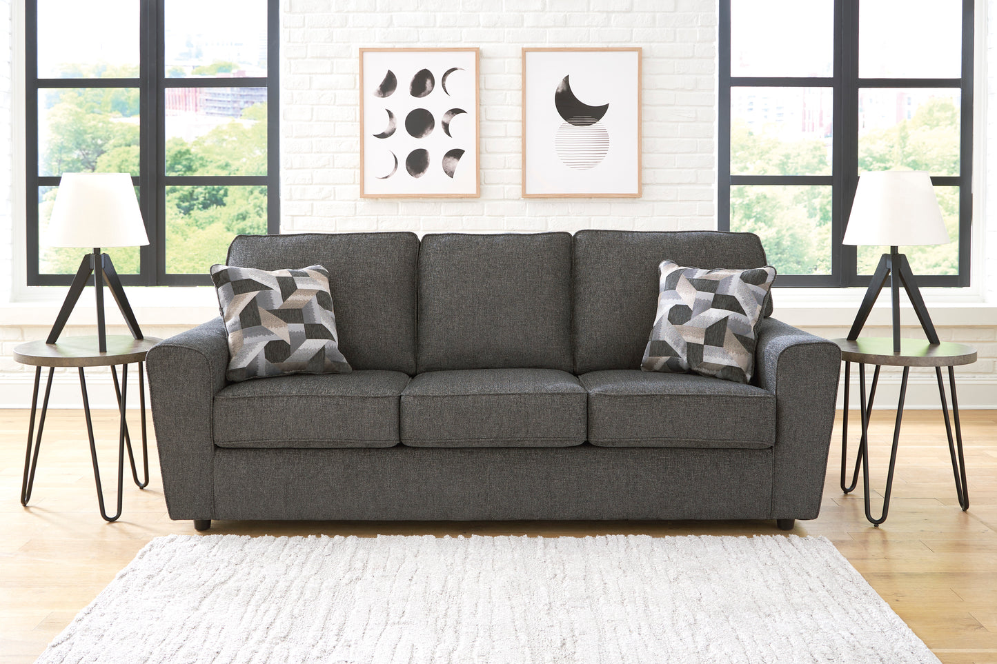 Cascilla Slate Grey Sofa