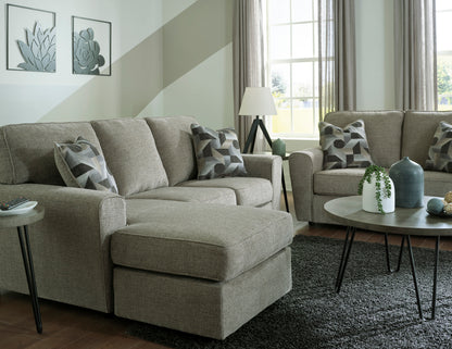 Cascilla Pewter Hue Grey Sofa Chaise Sectional
