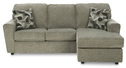 Cascilla Pewter Hue Grey Sofa Chaise Sectional