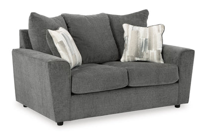 Signature Stairatt Grey Sofa and Loveseat Set
