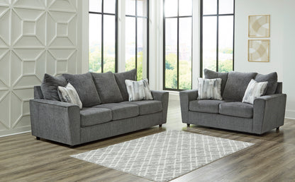 Signature Stairatt Grey Sofa and Loveseat Set