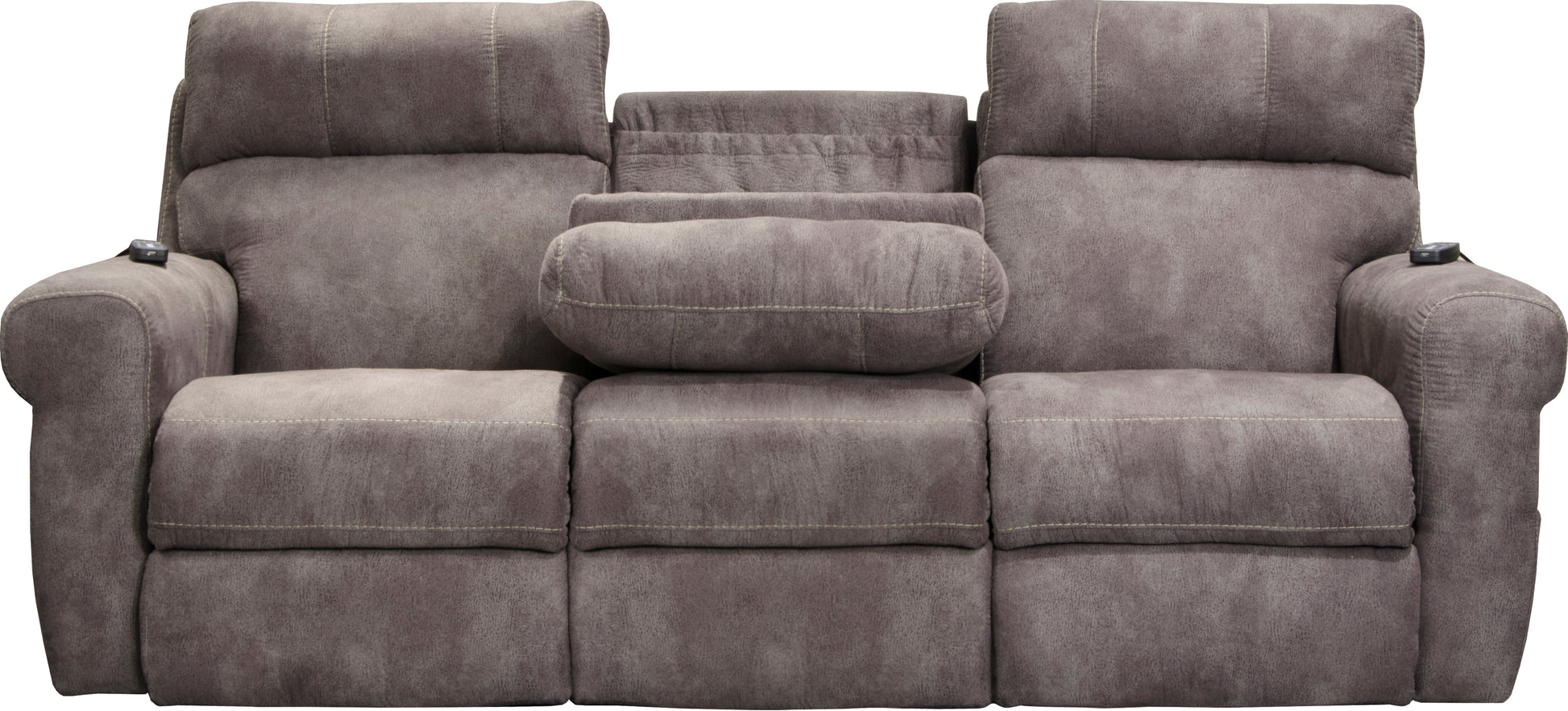 Catnapper Tranquility Pewter Three Way Power Reclining Sofa Legacy Furniture Mattress