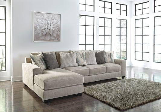 Ardsley Light Gray 2-Piece Sectional Sofa with Chaise