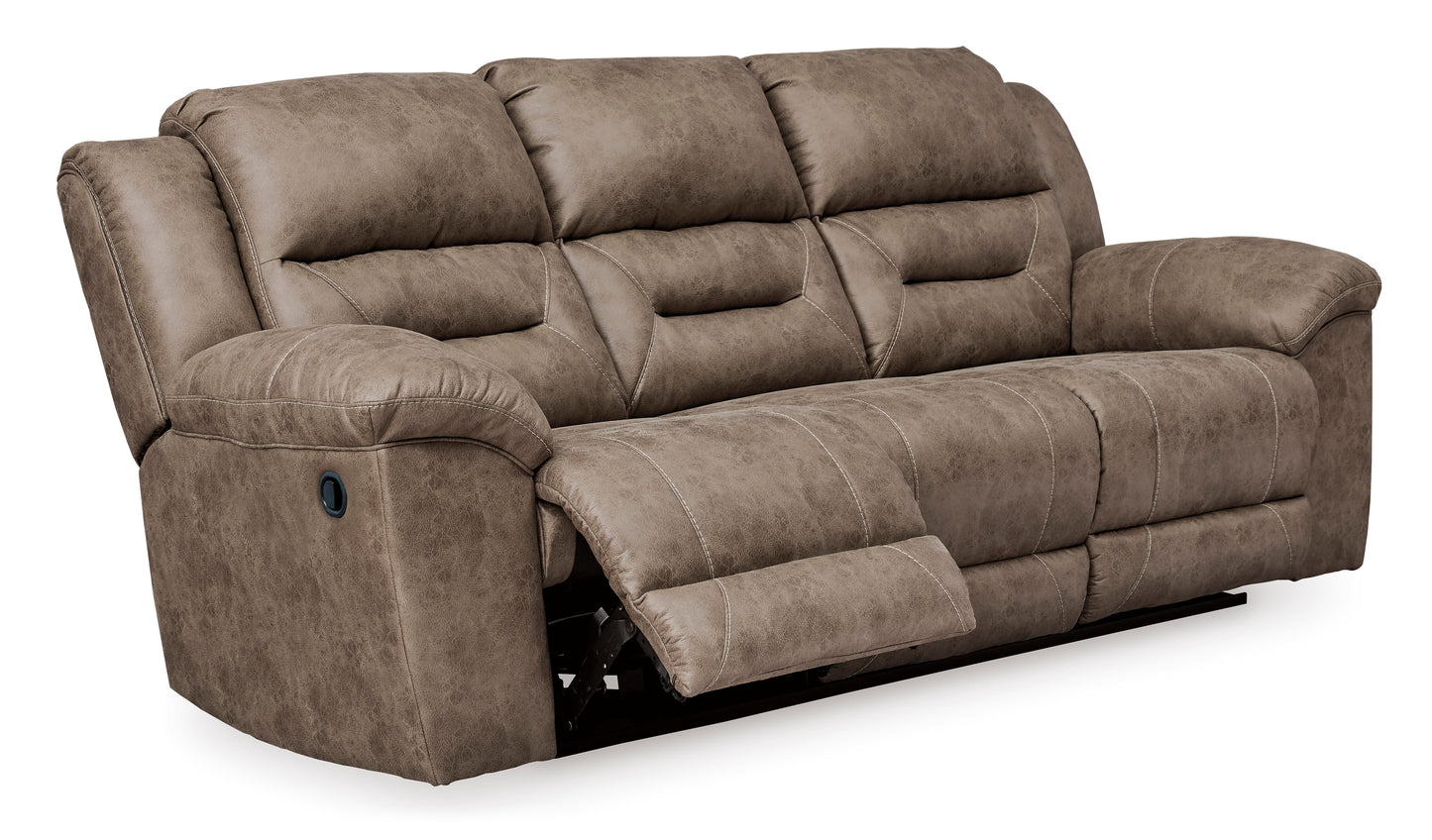 Stoneland Fossil Sand Reclining Sofa