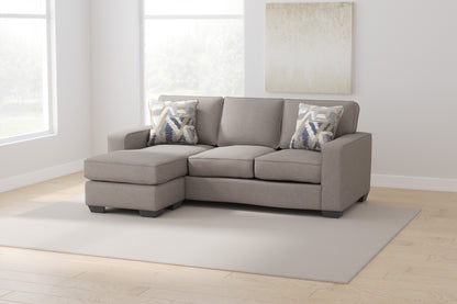 Greaves Grey Sofa-chaise Two Piece Sectional with Reversible Chaise