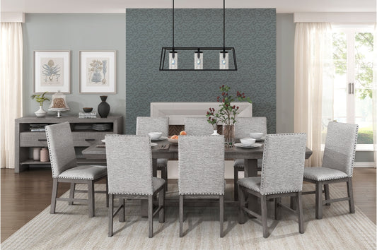 Mcdermott Rustic Grey 5PC Dining set