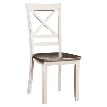 Farmhouse Cowboy Country Five Piece Dining Table and Four Chairs