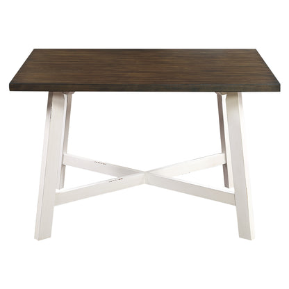 Farmhouse Cowboy Country Five Piece Dining Table and Four Chairs