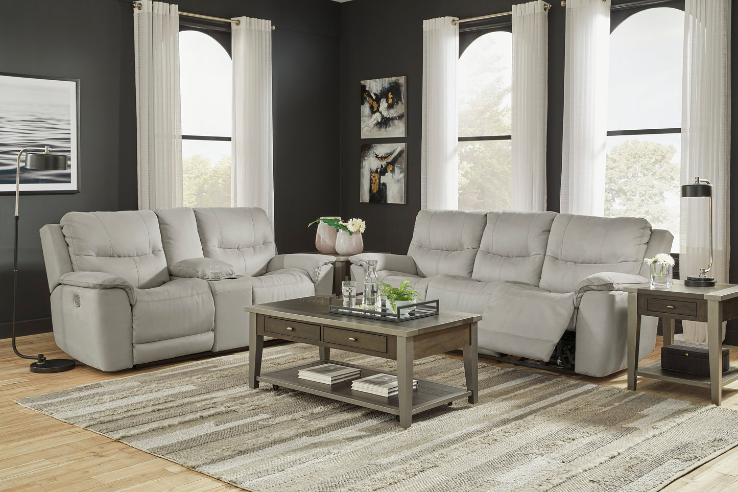 Next-Gen Fossil Dual Power Reclining Loveseat