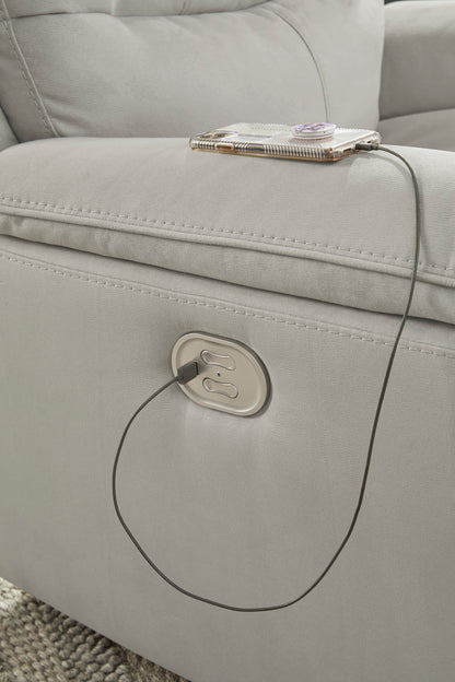 Next-Gen Dual Power Reclining Sofa and Loveseat Set