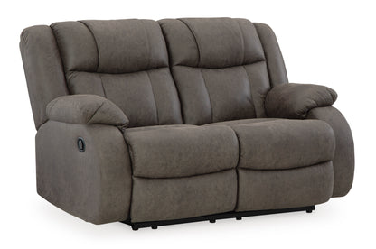 First Base Reclining Sofa and Loveseat Set