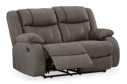 First Base Reclining Sofa and Loveseat Set