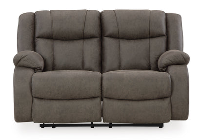 First Base Reclining Sofa and Loveseat Set