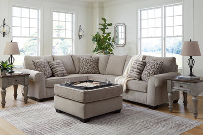 Claireah Light Grey 3-Piece Sectional