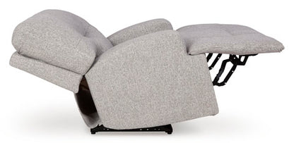 Acklen Place Pewter Wide Seat Power Recliner