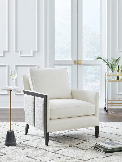 Ardenworth Ivory & Black Accent Chair