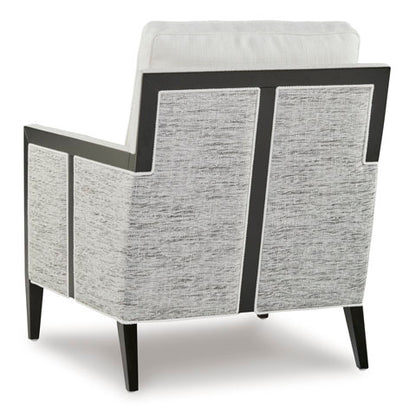 Ardenworth Ivory & Black Accent Chair