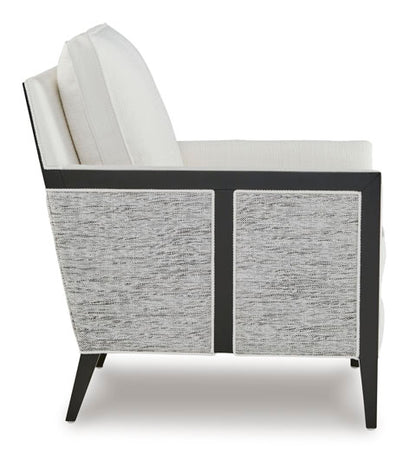 Ardenworth Ivory & Black Accent Chair