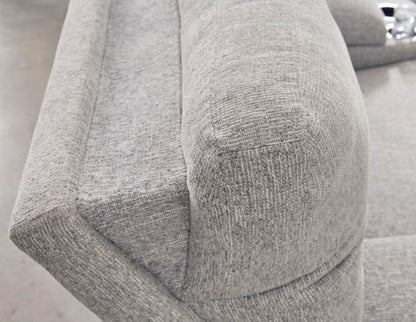Acklen Place Pewter 3-Piece Power Reclining Sectional