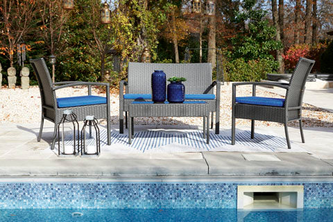 Alina Gray 4-pc Outdoor Patio Set